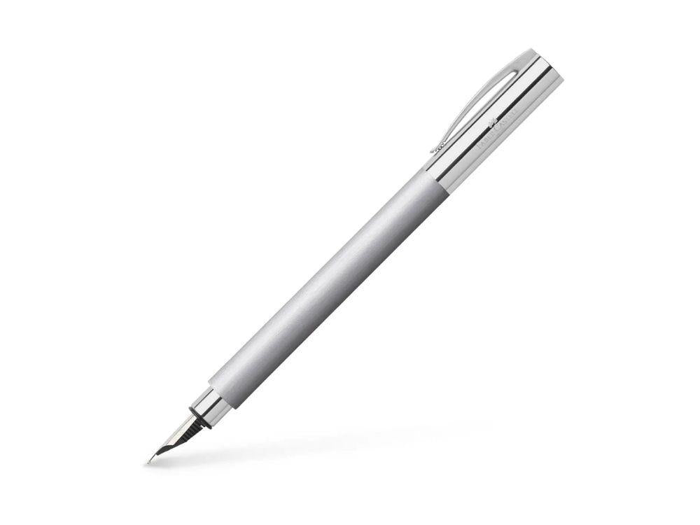 Pluma Estilográfica Faber-Castell Ambition Acero, 148390