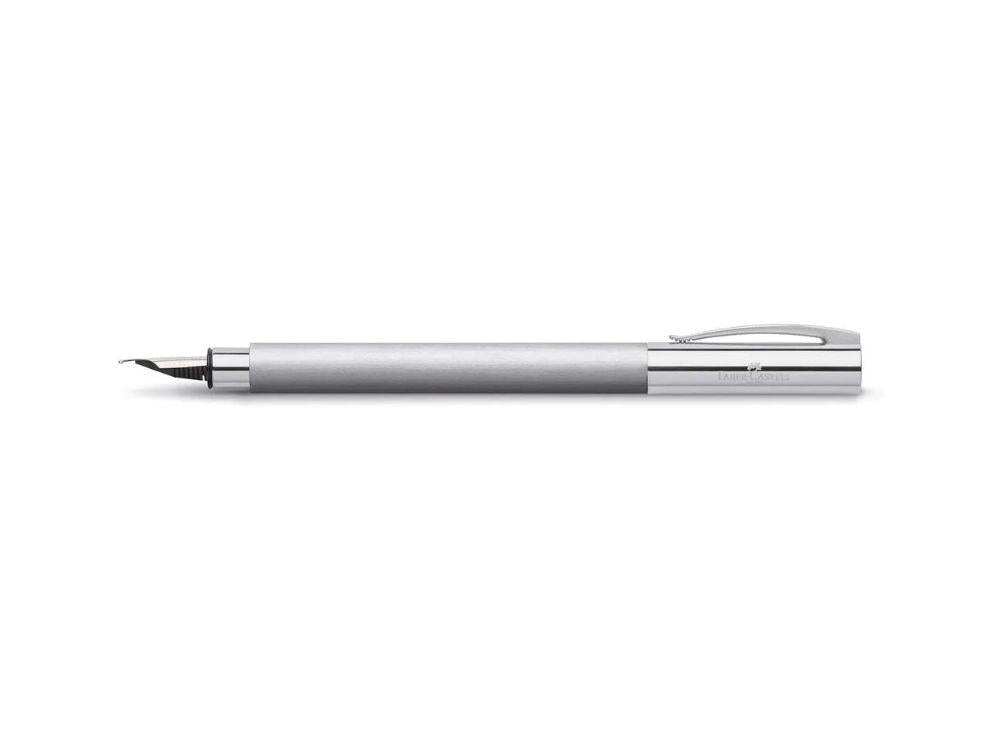 Pluma Estilográfica Faber-Castell Ambition Acero, 148390