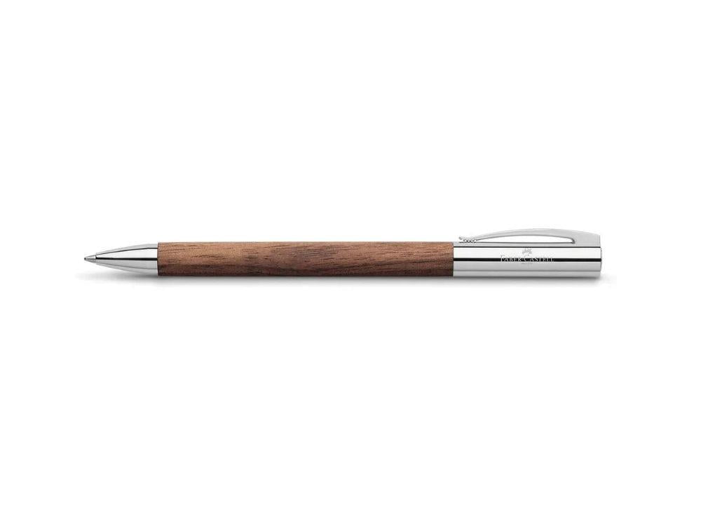 Bolígrafo Faber-Castell Ambition Nogal, Madera, Marrón, 148531
