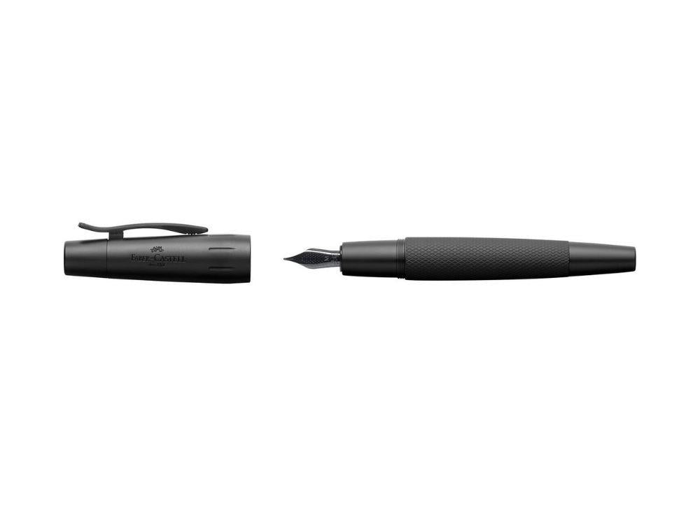 Estilográfica Faber-Castell E-Motion Pure Black, Negro mate, 148620