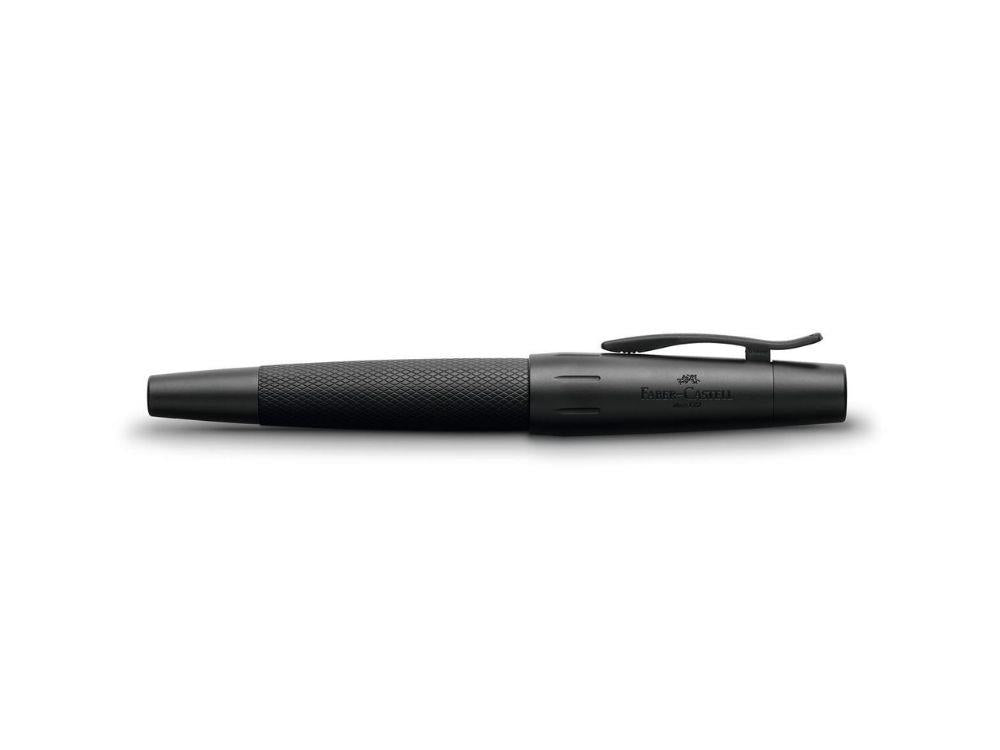 Roller Faber-Castell E-Motion Pure Black, Aluminio, Negro mate, 148625