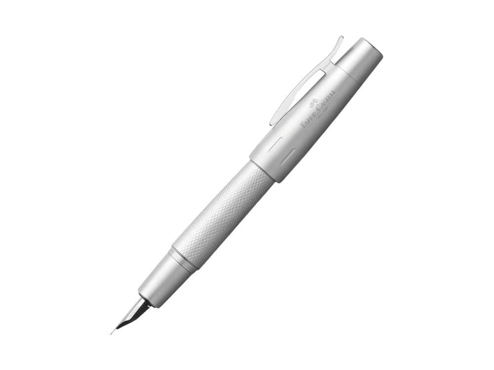 Pluma Faber-Castell E-Motion Pure Silver, Metal, Plata, 148670