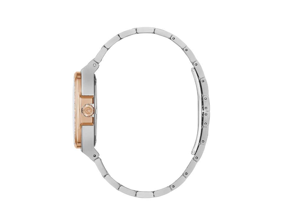 Reloj de Cuarzo GC Watches Coussin Shape Lady, Oro Rosa, Gris, 36 mm, Y98001L5MF