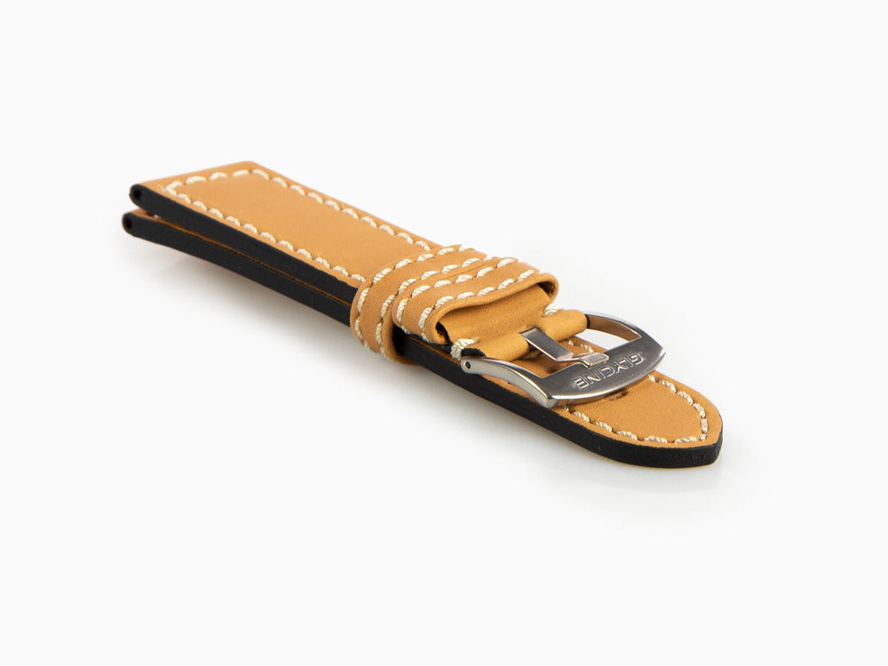 Glycine, Correa de piel, 24mm, Marrón, LB7BHH-24