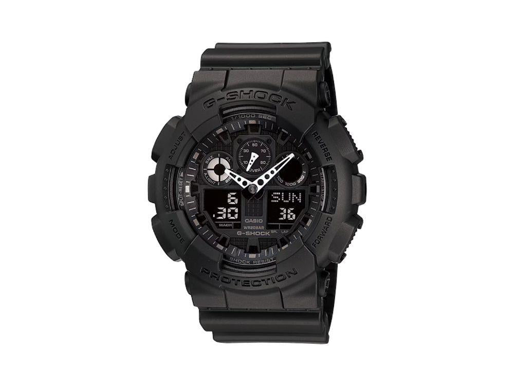 Reloj de Cuarzo G-SHOCK Casio Classic, Resina, Negro, GA-100-1A1ER