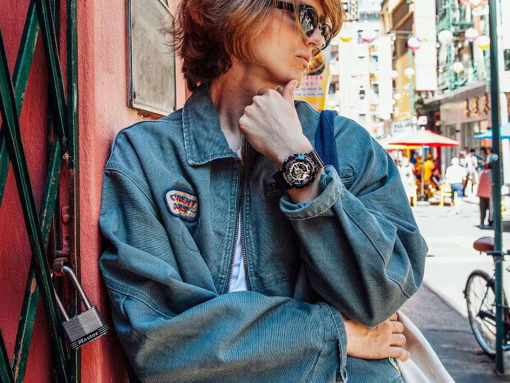 Reloj de Cuarzo G-SHOCK Casio Classic, Resina, Negro, 55 × 51.2mm, GA-110GB-1AER