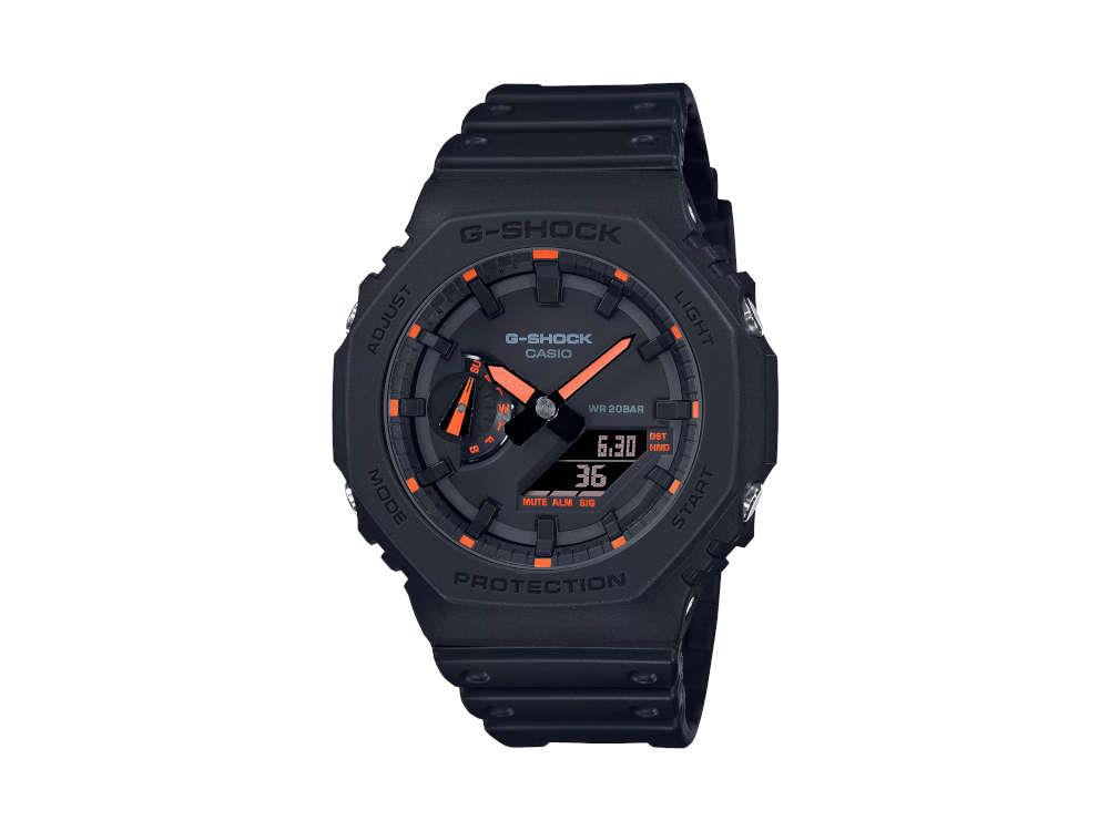 Reloj de Cuarzo G-SHOCK Casio Classic, Negro, 48.5 × 45.4mm, GA-2100-1A4ER