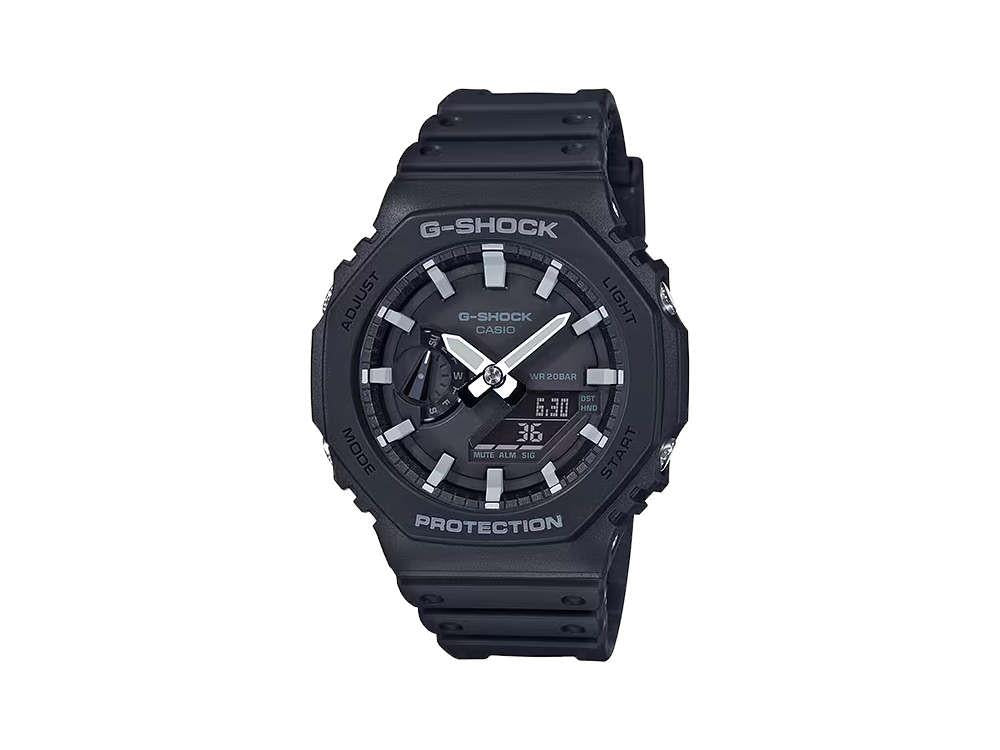 Reloj de Cuarzo G-SHOCK Casio Classic, Negro, 48.5 × 45.4mm, GA-2100-1AER