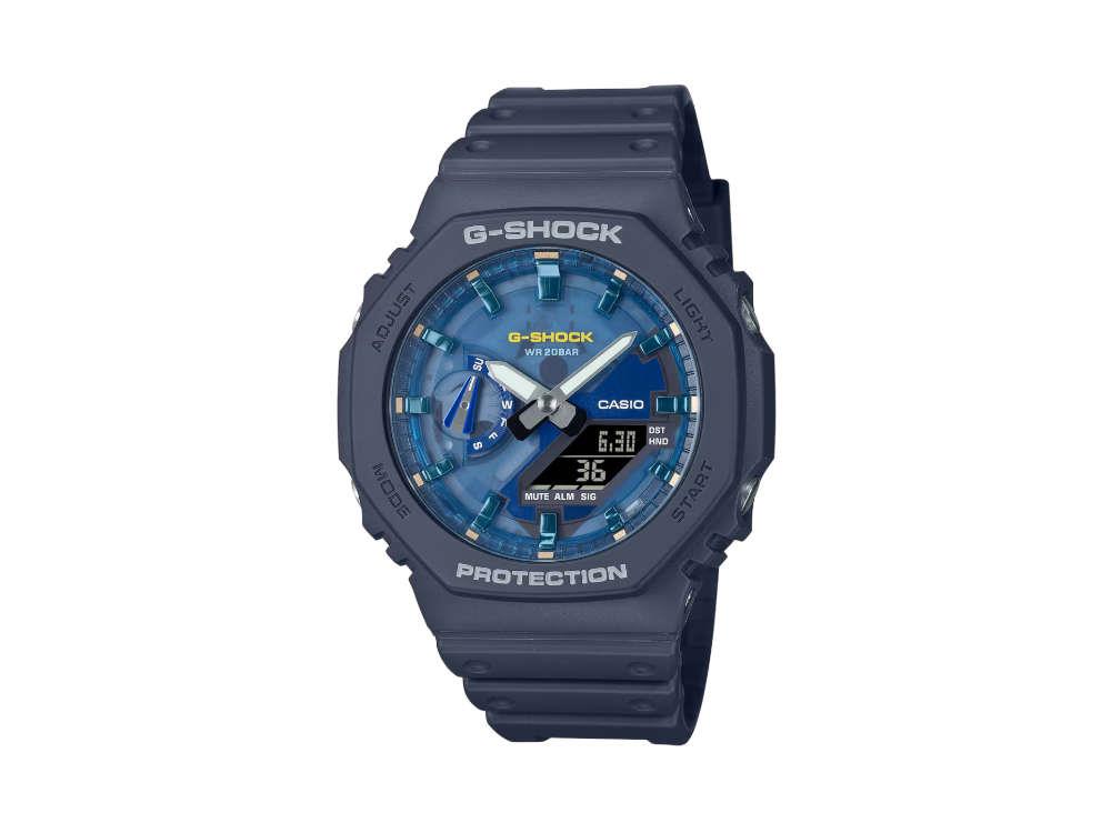 Reloj de Cuarzo G-SHOCK Casio Classic, Azul, 48.5 × 45.4mm, GA-2100AS-2AER