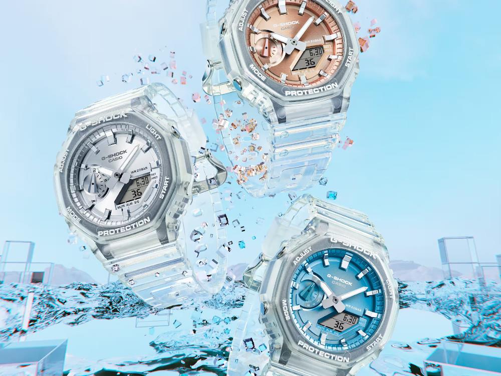 Reloj de Cuarzo G-SHOCK Casio Classic Bright Metallic, Azul, GA-2100BM-7A2ER