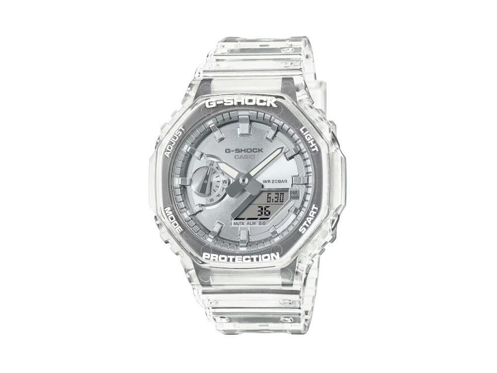 Reloj de Cuarzo G-SHOCK Casio Classic Bright Metallic, Plata, GA-2100BM-7A8ER