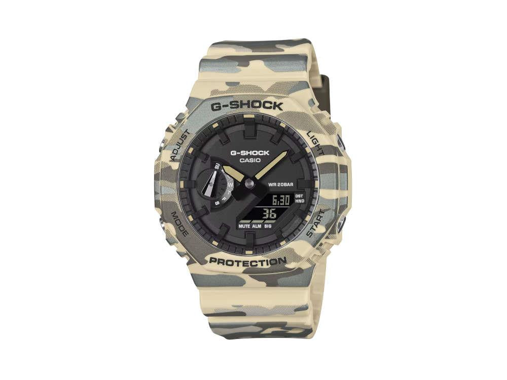 Reloj de Cuarzo G-SHOCK Casio Trend, Negro, 48.5 × 45.4mm, GA-2100CM-5AER