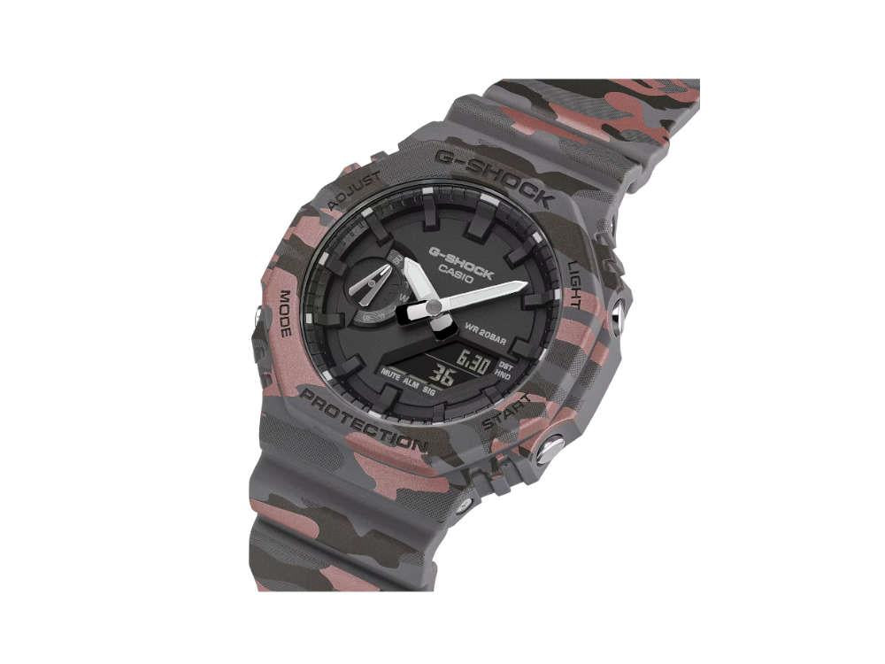 Reloj de Cuarzo G-SHOCK Casio Trend, Negro, 48.5 × 45.4mm, GA-2100CM-8AER