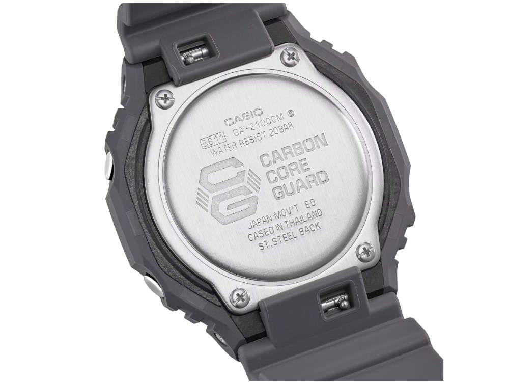 Reloj de Cuarzo G-SHOCK Casio Trend, Negro, 48.5 × 45.4mm, GA-2100CM-8AER
