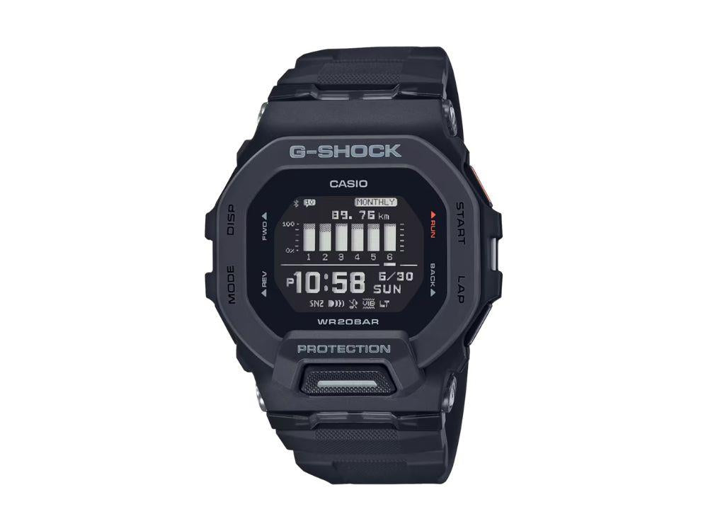 Reloj de Cuarzo G-SHOCK Casio G-Squad, Resina, Negro, GBD-200-1ER