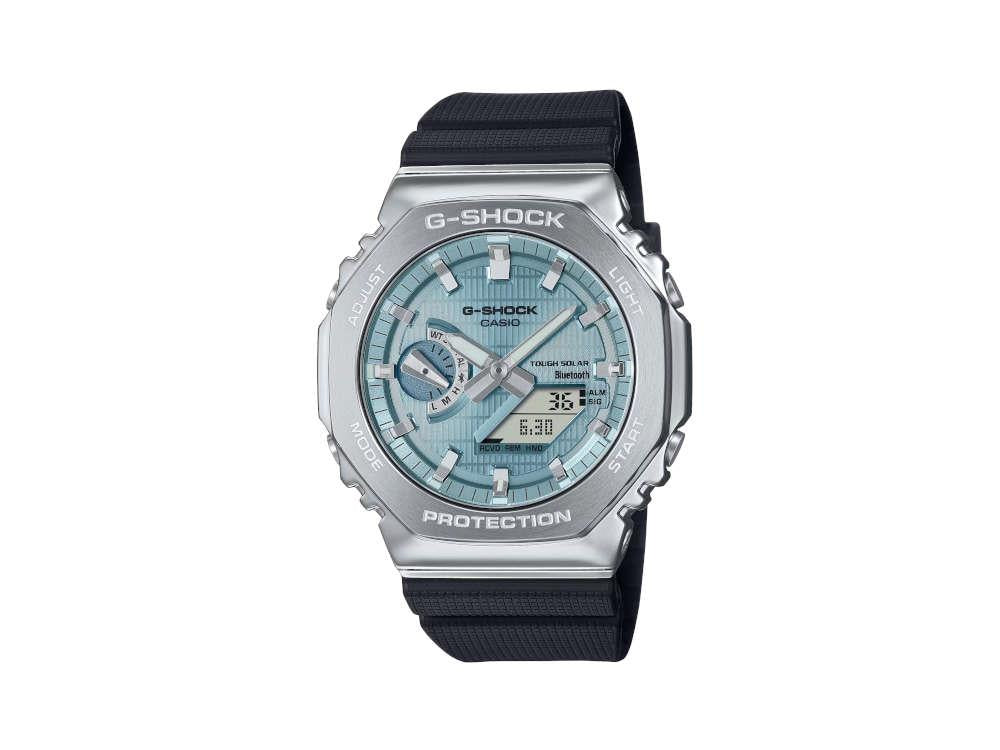Reloj de Cuarzo G-SHOCK Casio G-Steel, Azul, 49.3mm × 44.4mm, GBM-2100A-1A2ER