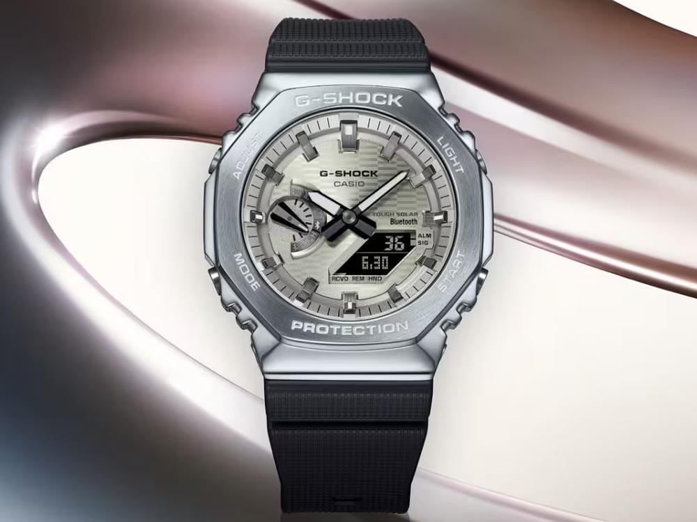 Reloj de Cuarzo G-SHOCK Casio G-Steel, 49.3mm × 44.4mm, GBM-2100A-8BER