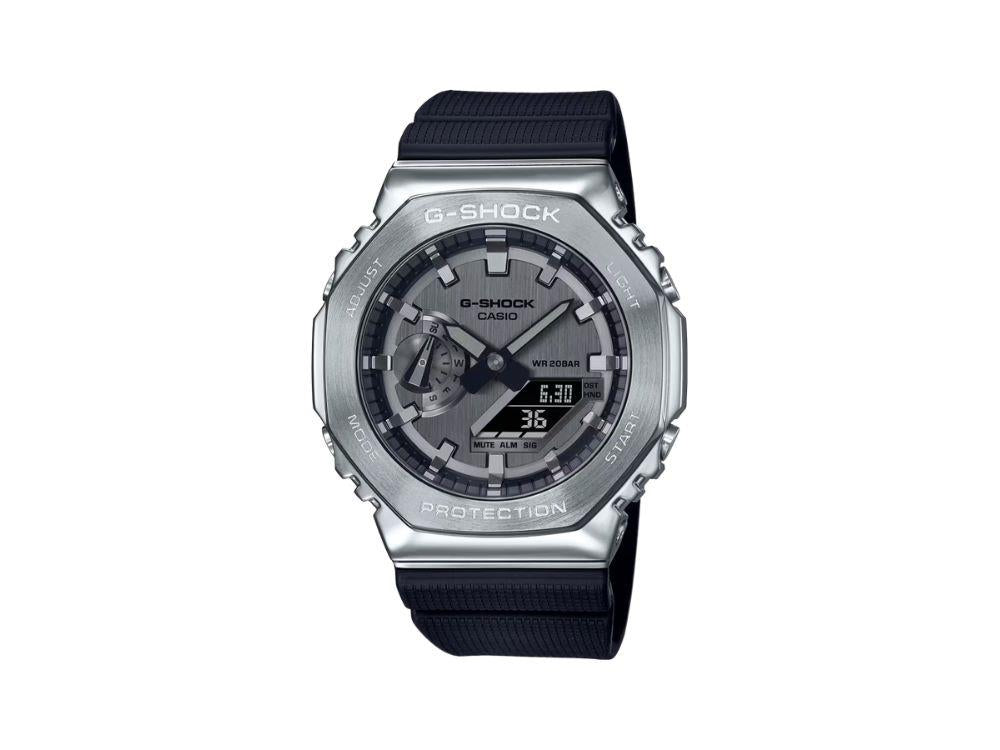 Reloj de Cuarzo G-SHOCK Casio G-Steel, Gris, 49.3mm × 44.4mm, GM-2100-1AER