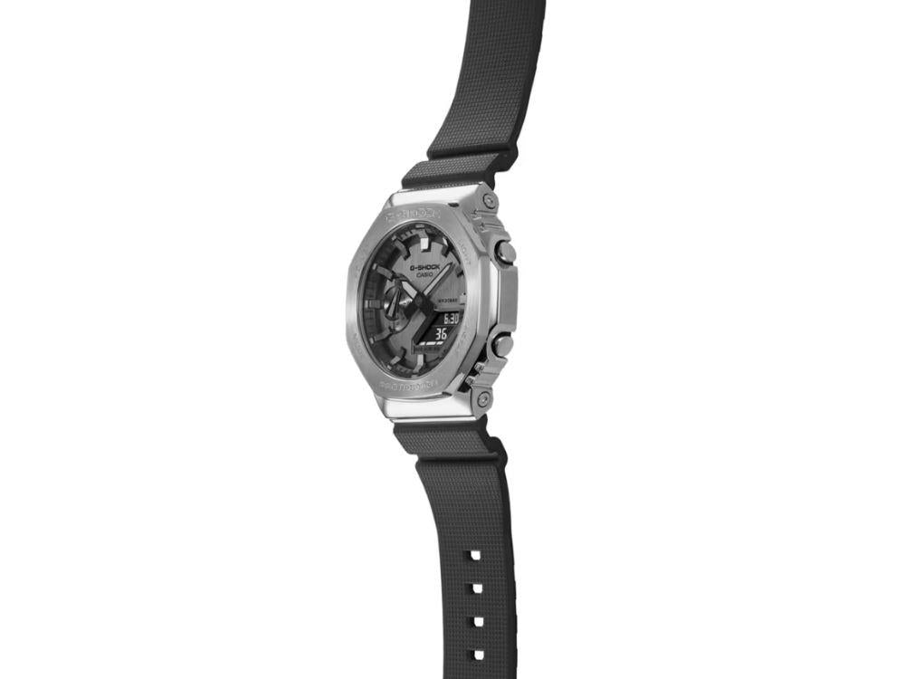 Reloj de Cuarzo G-SHOCK Casio G-Steel, Gris, 49.3mm × 44.4mm, GM-2100-1AER