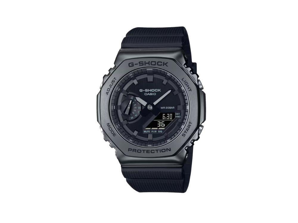 Reloj de Cuarzo G-SHOCK Casio G-Steel, Negro, 49.3mm × 44.4mm, GM-2100BB-1AER