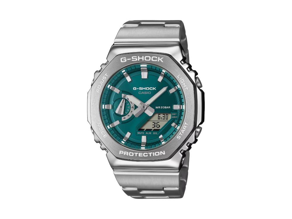 Reloj de Cuarzo G-SHOCK Casio Classic, Verde, 49.3mm × 44.4mm, GM-2110D-3A1ER