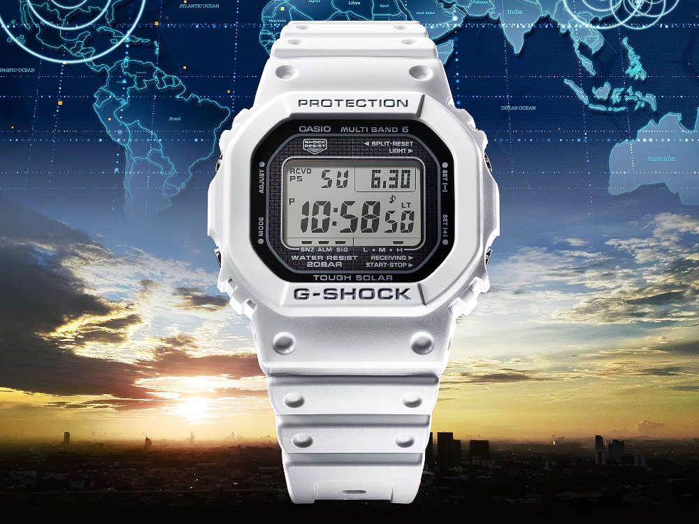 Reloj de Cuarzo G-SHOCK Casio G-Steel, Blanco, 48.9 × 42.8mm, GW-5000HS-7