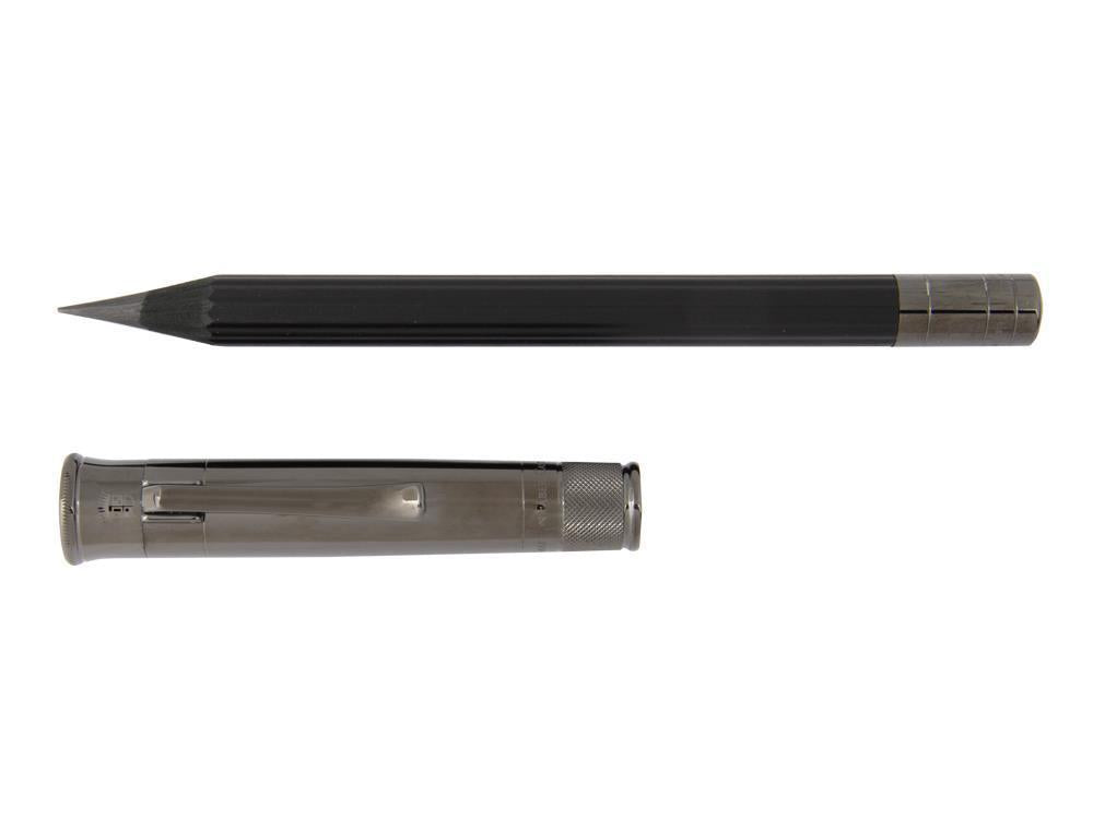 Lápiz Perfecto Graf von Faber-Castell Magnum "Black Edition", Madera, Titanio