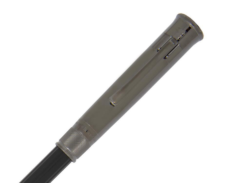 Lápiz Perfecto Graf von Faber-Castell Magnum "Black Edition", Madera, Titanio