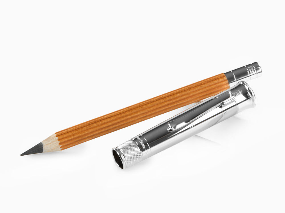 Lápiz Perfecto Graf von Faber-Castell Magnum, Madera de cedro, Platino, 118555
