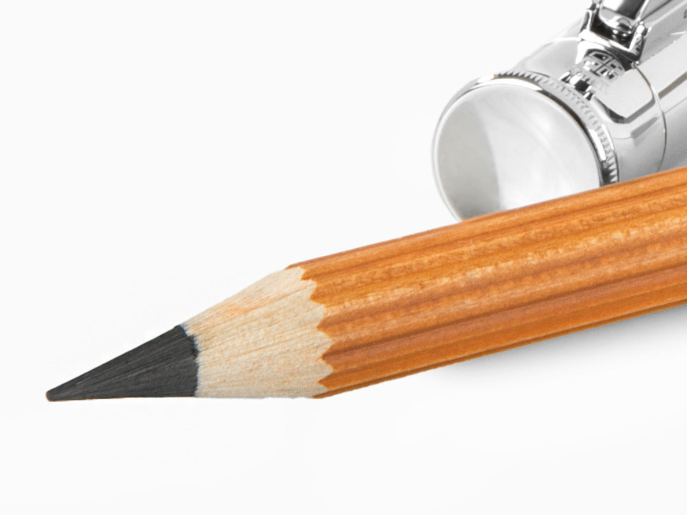 Lápiz Perfecto Graf von Faber-Castell Magnum, Madera de cedro, Platino, 118555