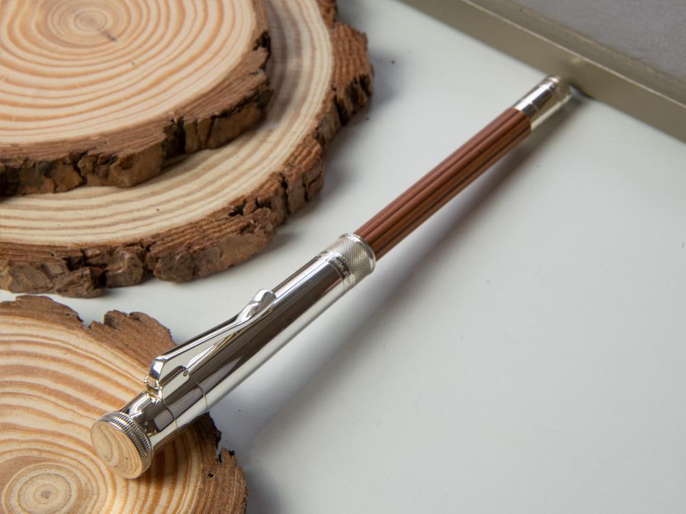 Lápiz Perfecto Graf von Faber-Castell, Madera de cedro, Adornos en Plata 925