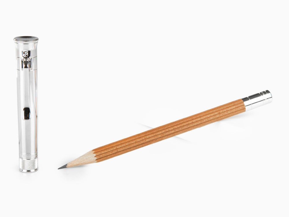 Lápiz Perfecto Graf von Faber-Castell, Madera de cedro, Platino, 118567
