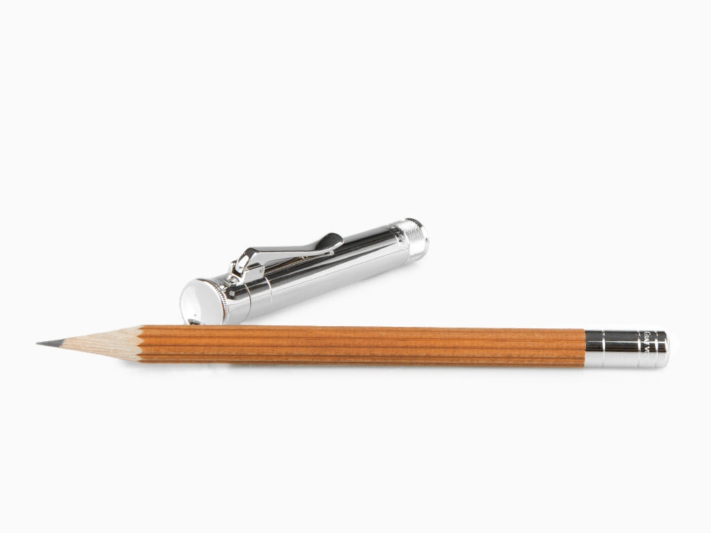 Lápiz Perfecto Graf von Faber-Castell, Madera de cedro, Platino, 118567