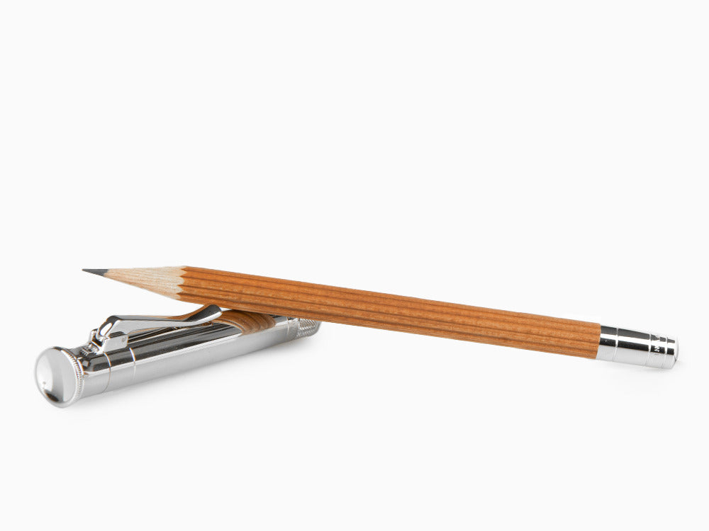Lápiz Perfecto Graf von Faber-Castell, Madera de cedro, Platino, 118567