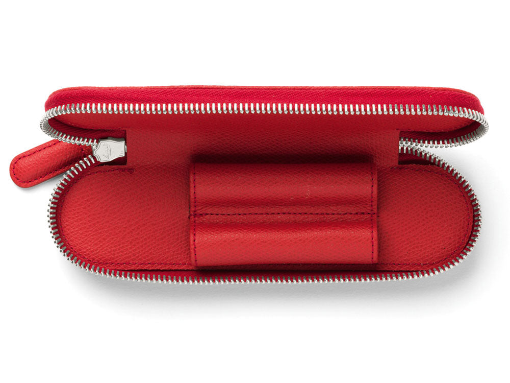 Estuche Graf von Faber-Castell Epsom Accesorios, Piel, Cremallera, Rojo, 118676