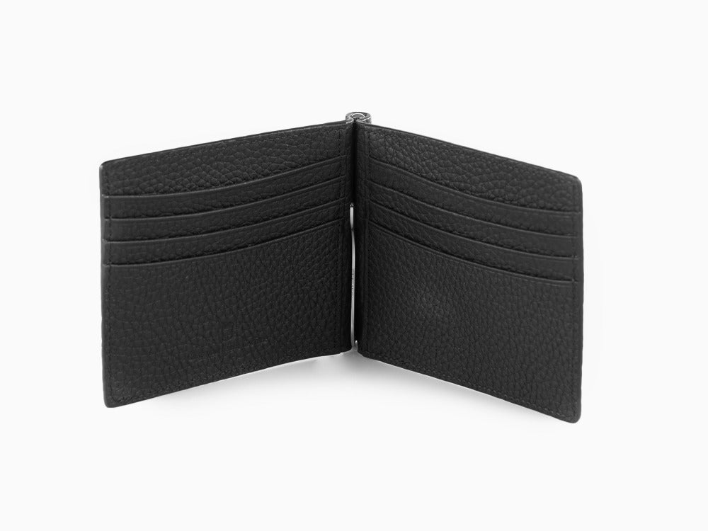 Tarjetero Graf von Faber-Castell Cashmere, Piel, Negro, 8 Tarjetas, 118767