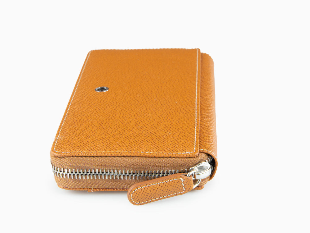 Cartera Graf von Faber-Castell Epsom, Coñac, Piel, 14 Tarjetas, 118962