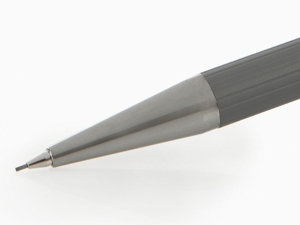 Portaminas Graf von Faber-Castell Tamitio Stone Grey, Laca, Acanalado, 131587