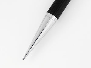 Portaminas Graf von Faber-Castell Classic, Madera de ébano, Platino, 0.7 mm