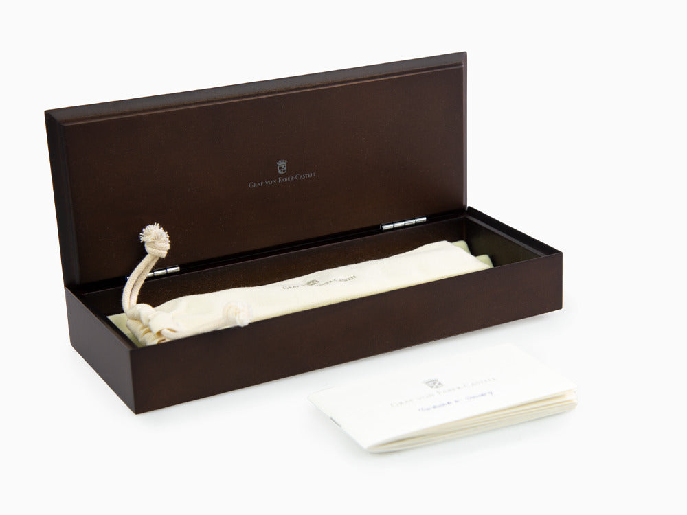 Portaminas Graf von Faber-Castell Classic, Madera de ébano, Platino, 0.7 mm