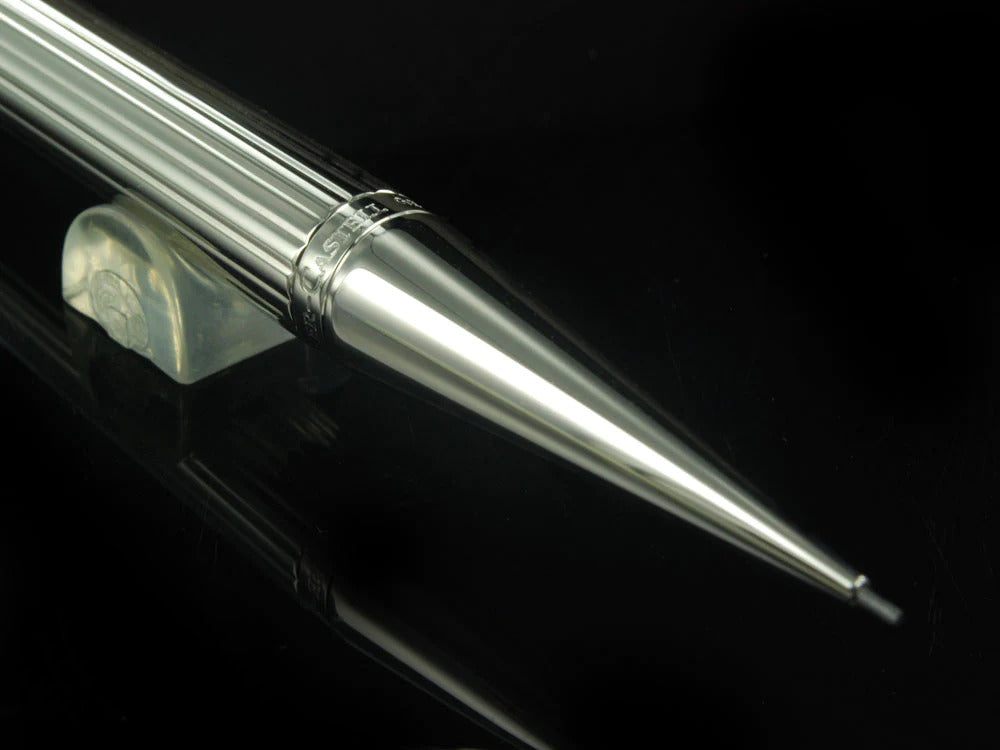 Portaminas Graf von Faber-Castell Classic, Adornos en platino, 0.7 mm