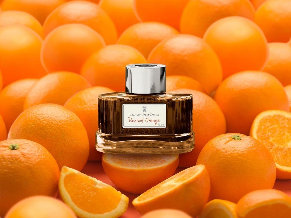 Tintero Graf von Faber-Castell Orange, 75ml, 141011