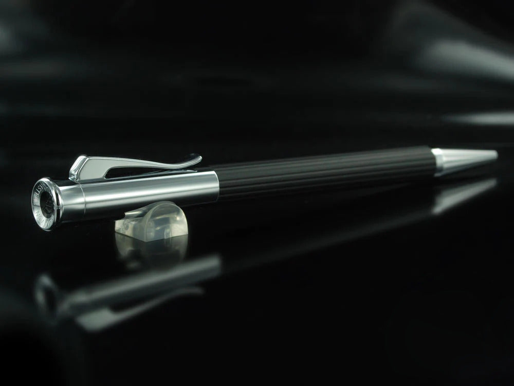 Bolígrafo Graf von Faber-Castell Tamitio, Metal, Acanalado, Negro, 141580