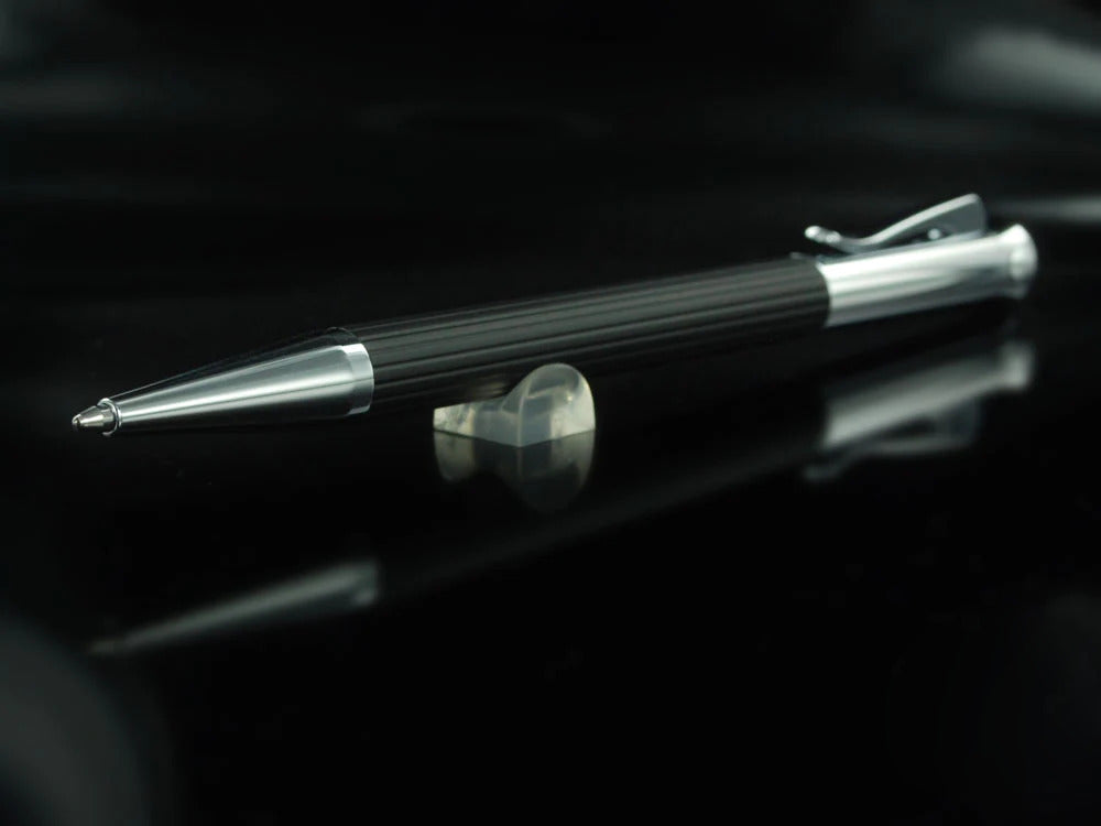Bolígrafo Graf von Faber-Castell Tamitio, Metal, Acanalado, Negro, 141580