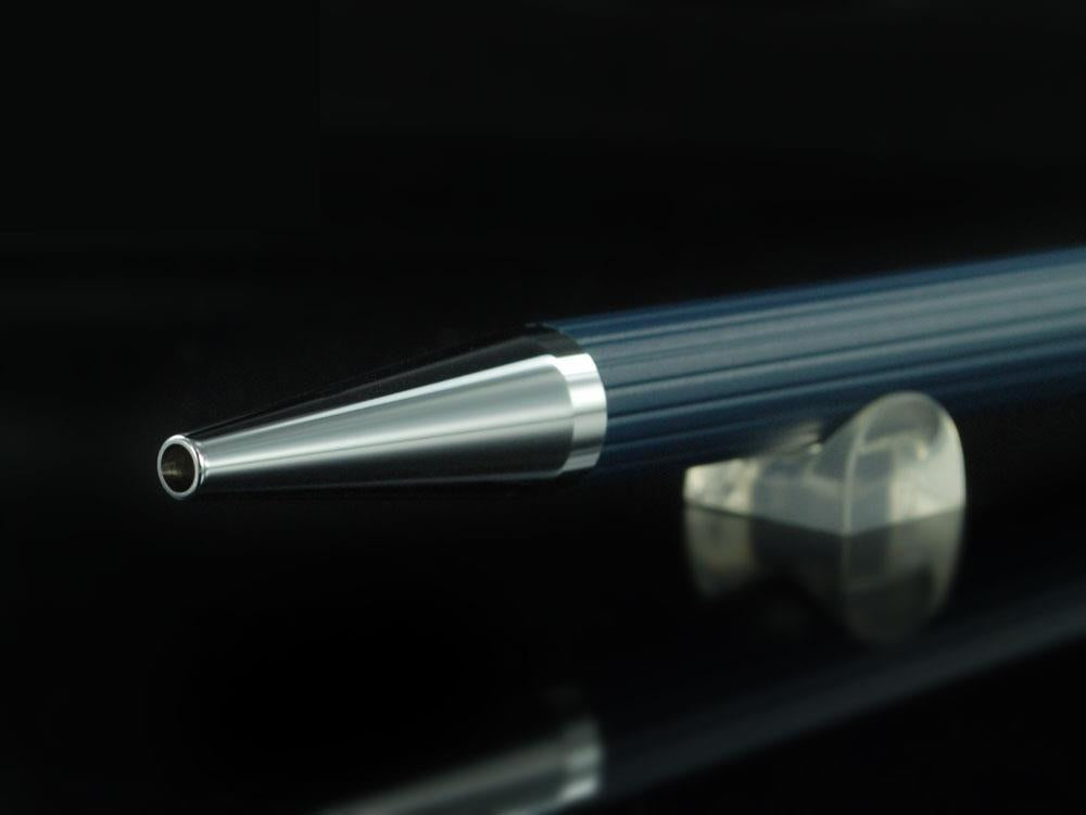 Bolígrafo Graf von Faber-Castell Tamitio, Metal, Acanalado, Azul Marino, 141583