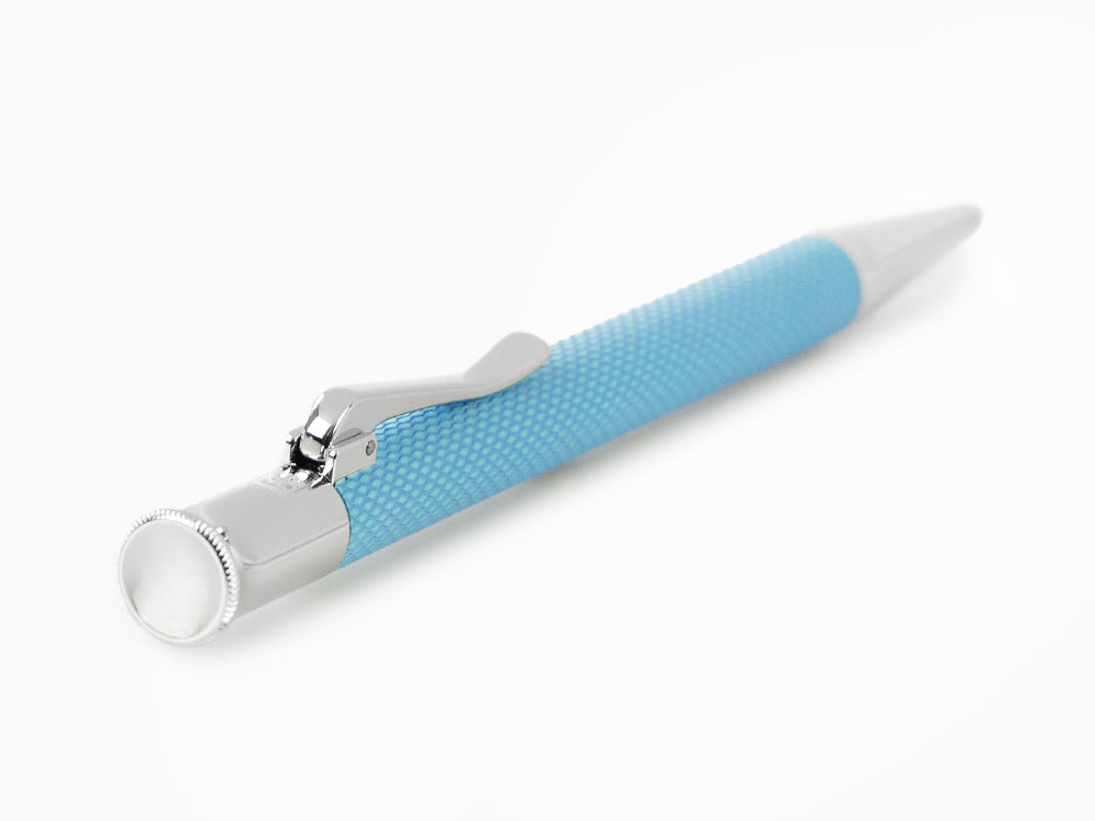 Bolígrafo Graf von Faber-Castell Guilloche Gulf Blue, Resina preciosa, 145265