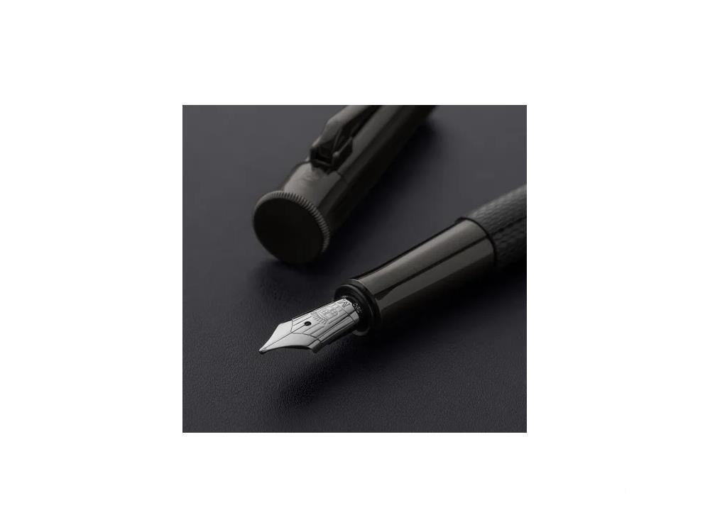 Estilográfica Graf von Faber-Castell Guilloche Black Edition, 145310