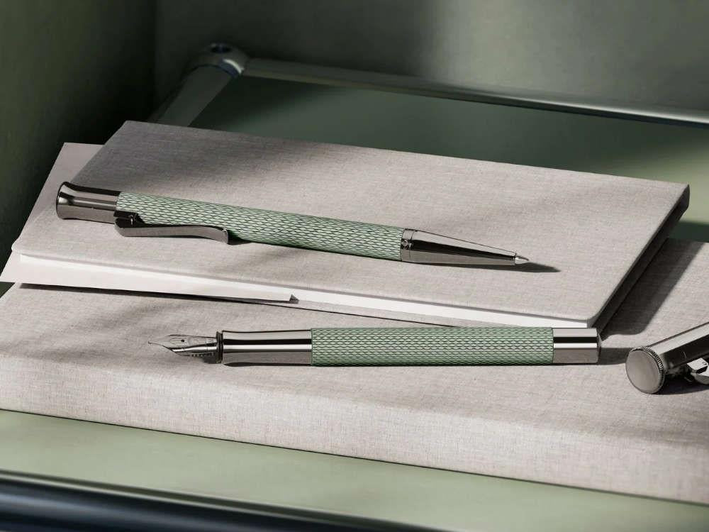 Pluma Estilográfica Graf von Faber-Castell Guilloche Sage Green,145320
