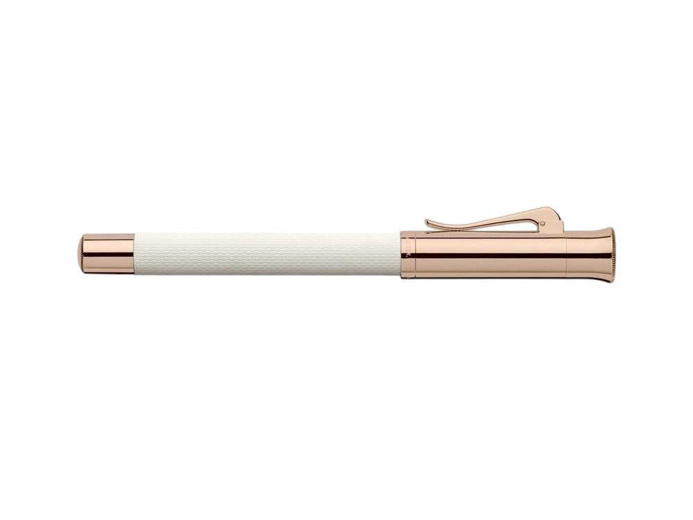 Pluma Graf von Faber-Castell Guilloche  Champagne Blush, Blanco, 145340