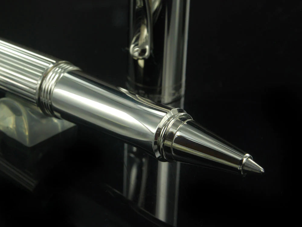Roller Graf von Faber-Castell Classic, Adornos en platino, 145512